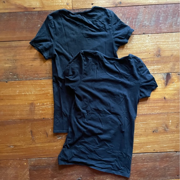 Pact Organic black T-shirt bundle of two - Picture 3 of 5
